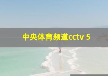 中央体育频道cctv 5